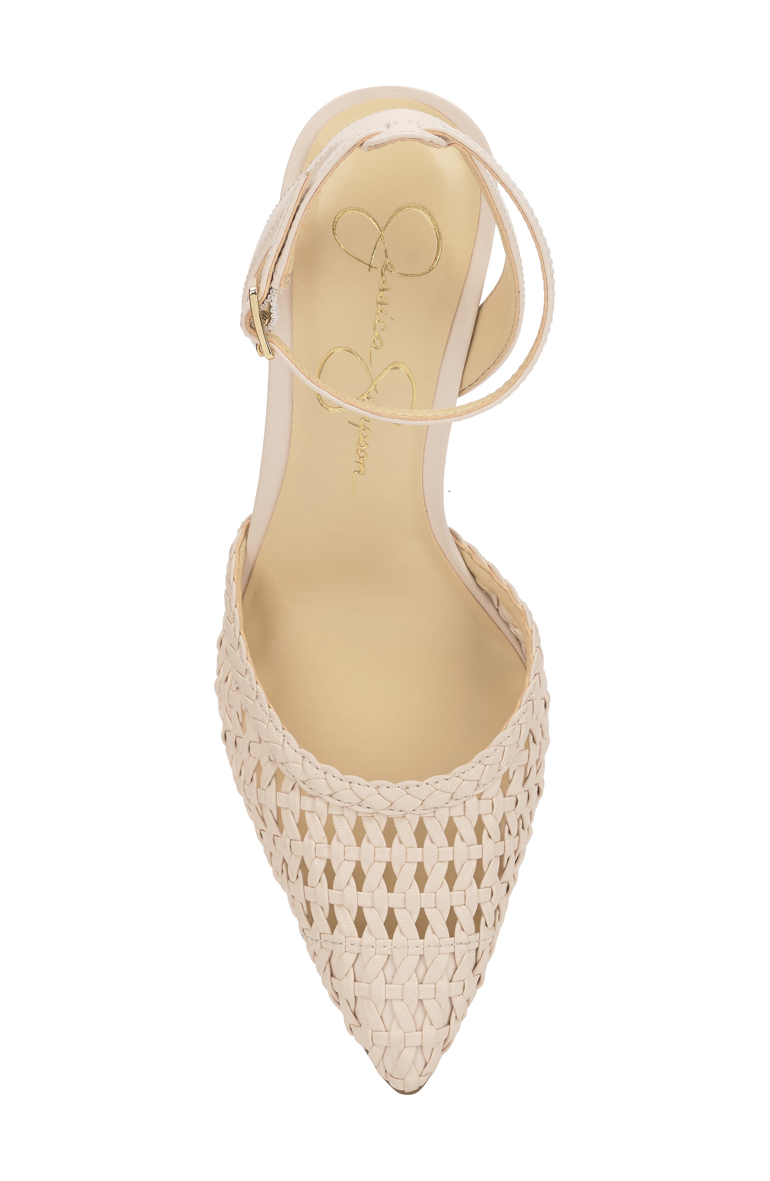 Nariro Ankle Strap Pump, Alternate, color, CHALK
