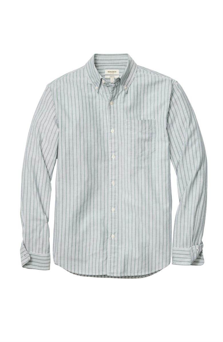 Bonobos Everyday Slim Fit Stripe Cotton Button-Down Oxford Shirt, Alternate, color, Dexter Oxford Stripe