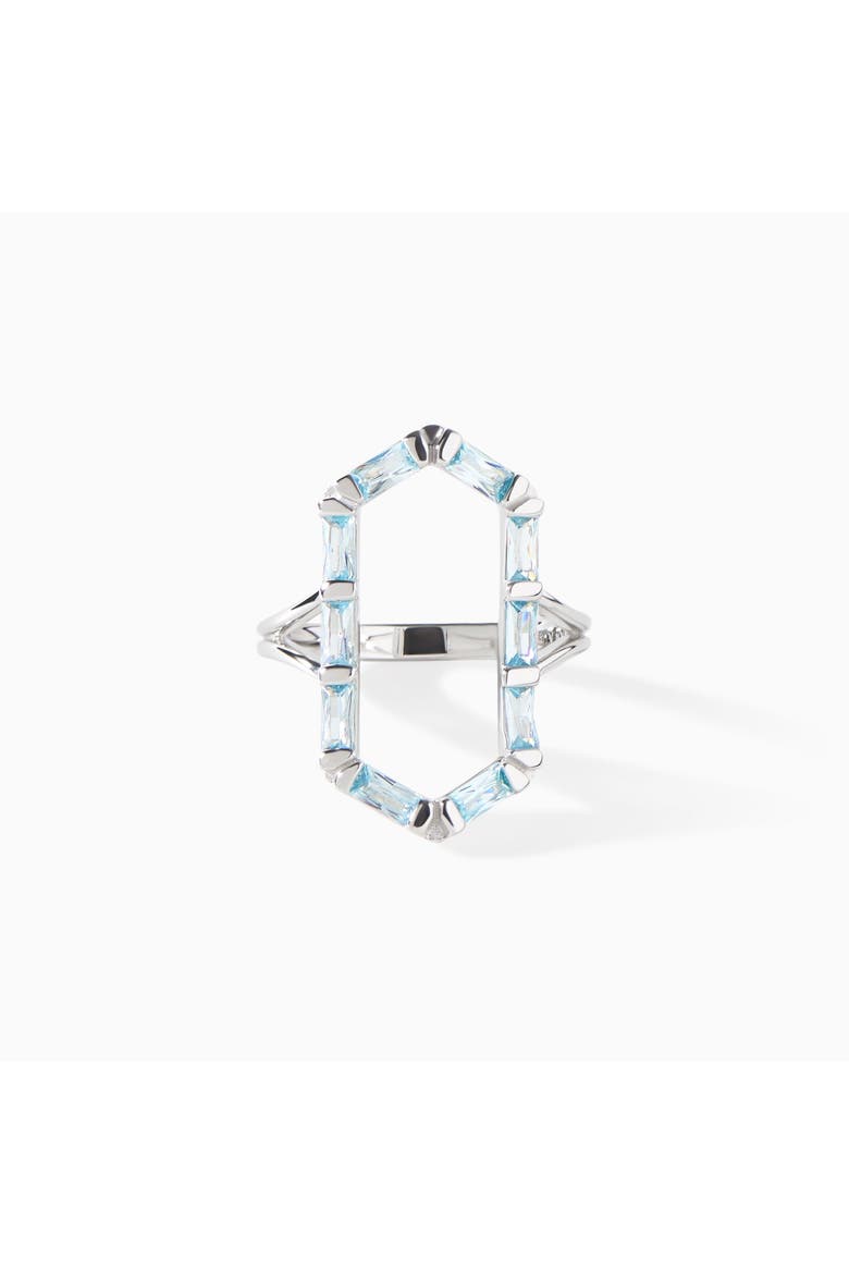 The James Ring, Main, color, Sterling Silver/Sky Blue CZ