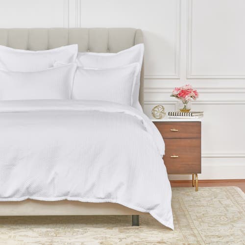 Elisabeth York Edin Dove 100% Cotton Standard Sham 20" X 26" In White