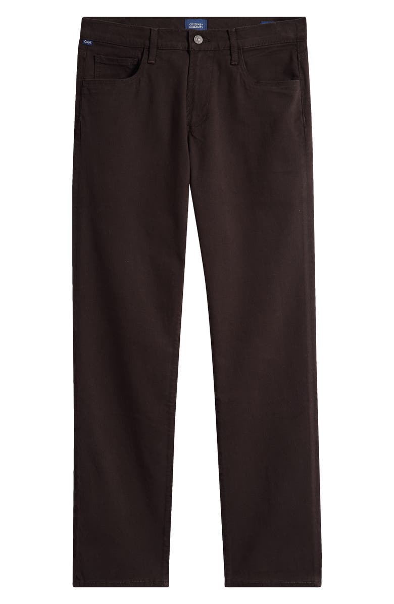 Citizens of Humanity Elijah Relaxed Straight Leg Twill Pants, Alternate, color, Toast Dark Brown