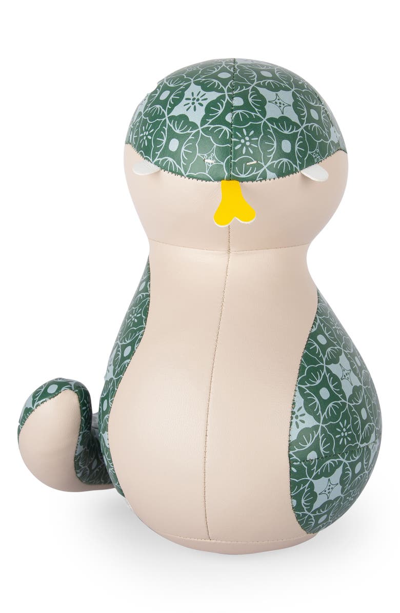 Zuny Snake Nick Bookend, Alternate, color, Dark Green Blossom Wheat