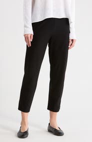 Eileen Fisher High Waist Slim Crop Pants