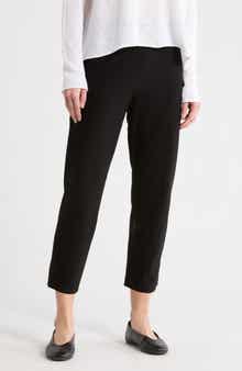 Eileen Fisher High Waist Slim Crop Pants