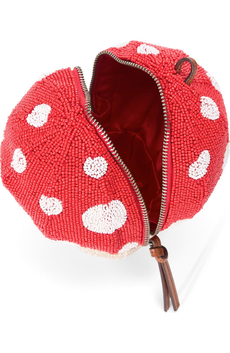 STAUD Shroom Beaded Bag, Alternate, color, Mushroom