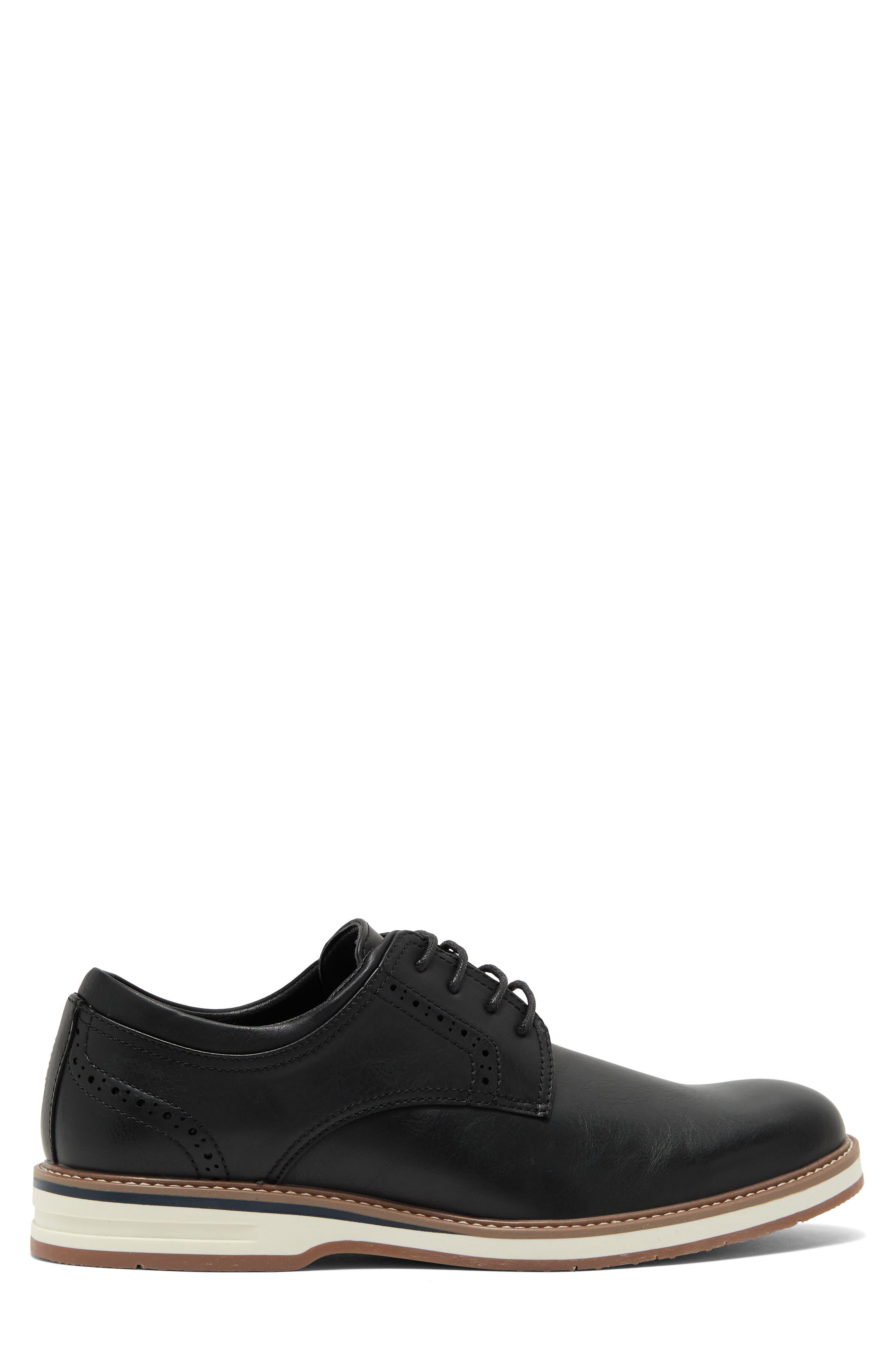 Rush by Gordon Rush Plain Toe Derby, Alternate, color, Black