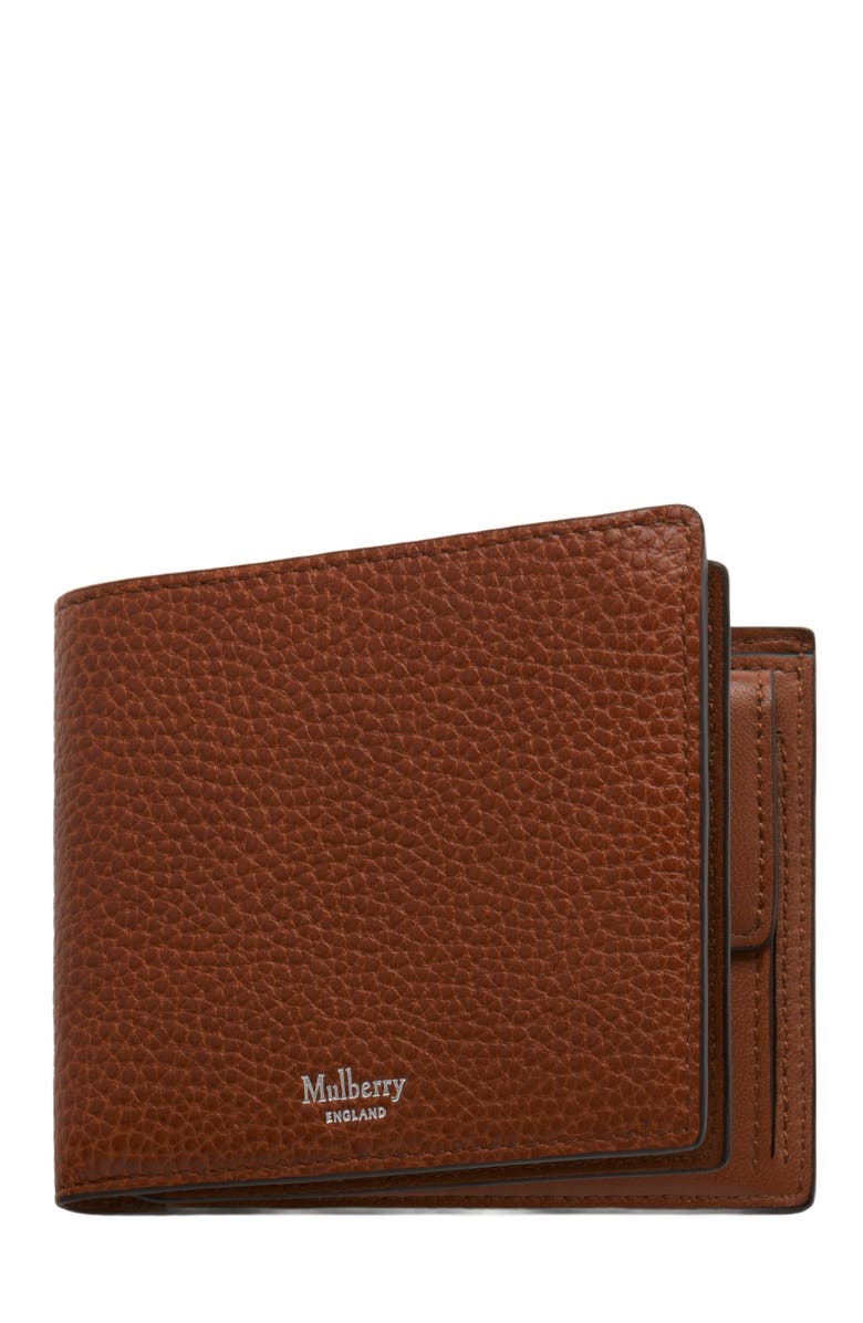 Mulberry 8 Card Leather Wallet with Coin Pouch, Main, color,