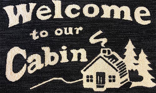 R16 Home Welcome Cabin Doormat