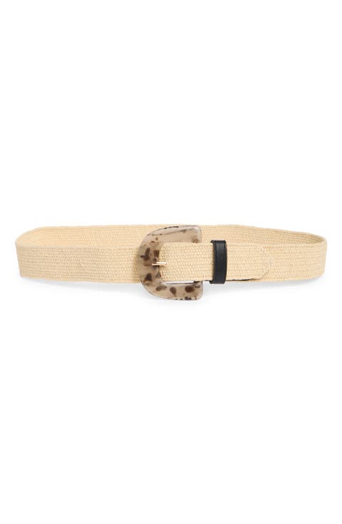 Resin Buckle Stretch Woven Belt