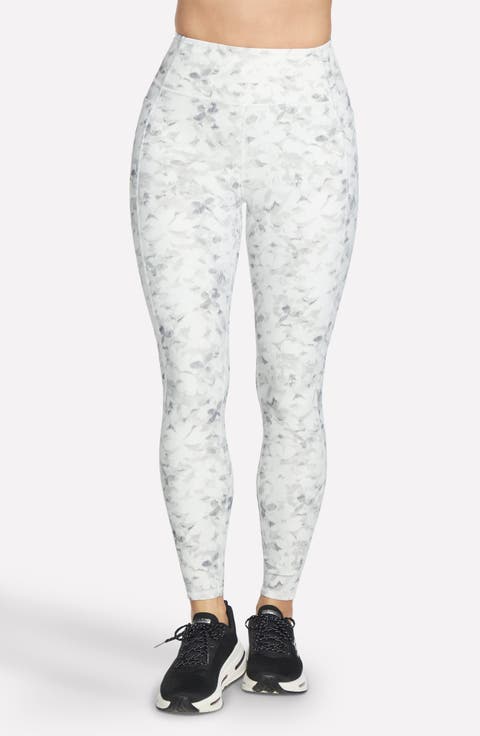 GO FLEX RIB Floral Mirage Full Length High-Waisted Pocket Leggings
