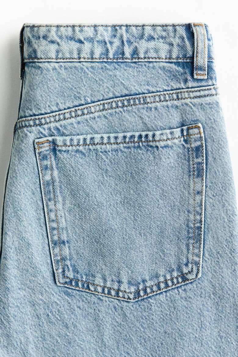 Wide-leg Regular Waist Jeans, Alternate, color, Light denim blue