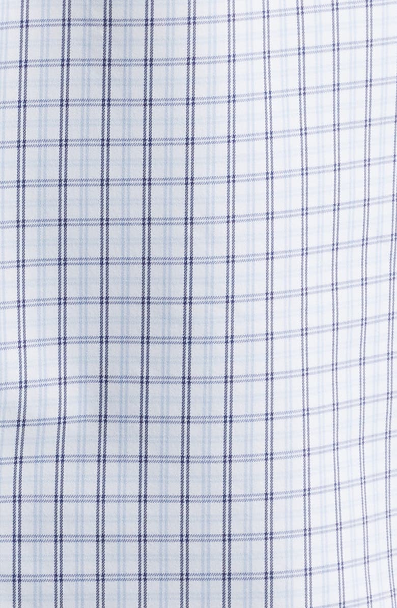 Peter Millar Hamilton Check Performance Button-Down Shirt, Alternate, color, Morning Blue