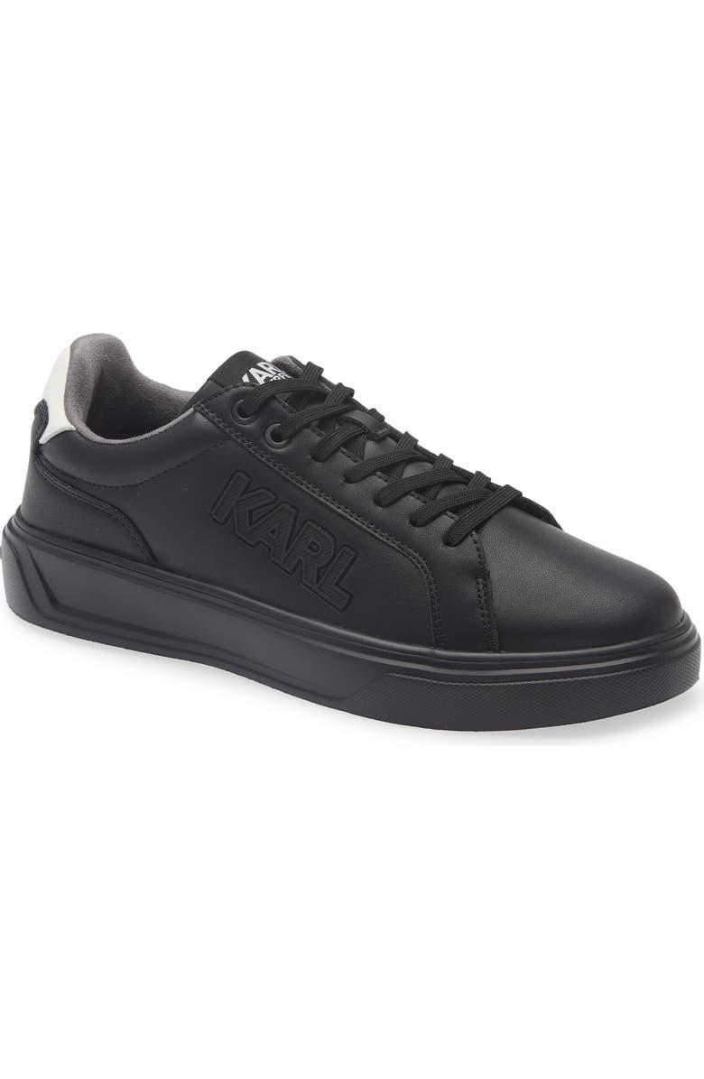 KARL LAGERFELD PARIS Side Karl Low Top Sneaker, Main, color, Black