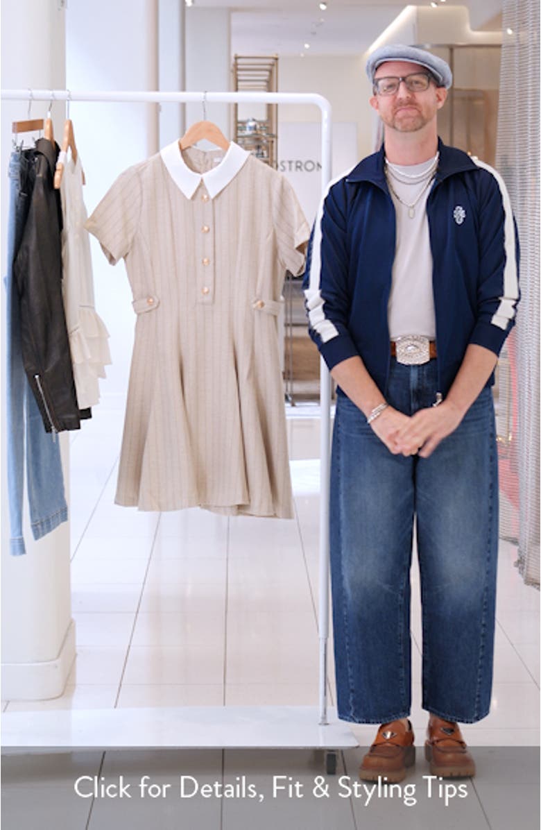 Short Sleeve Fit & Flare Shirtdress, sales video thumbnail