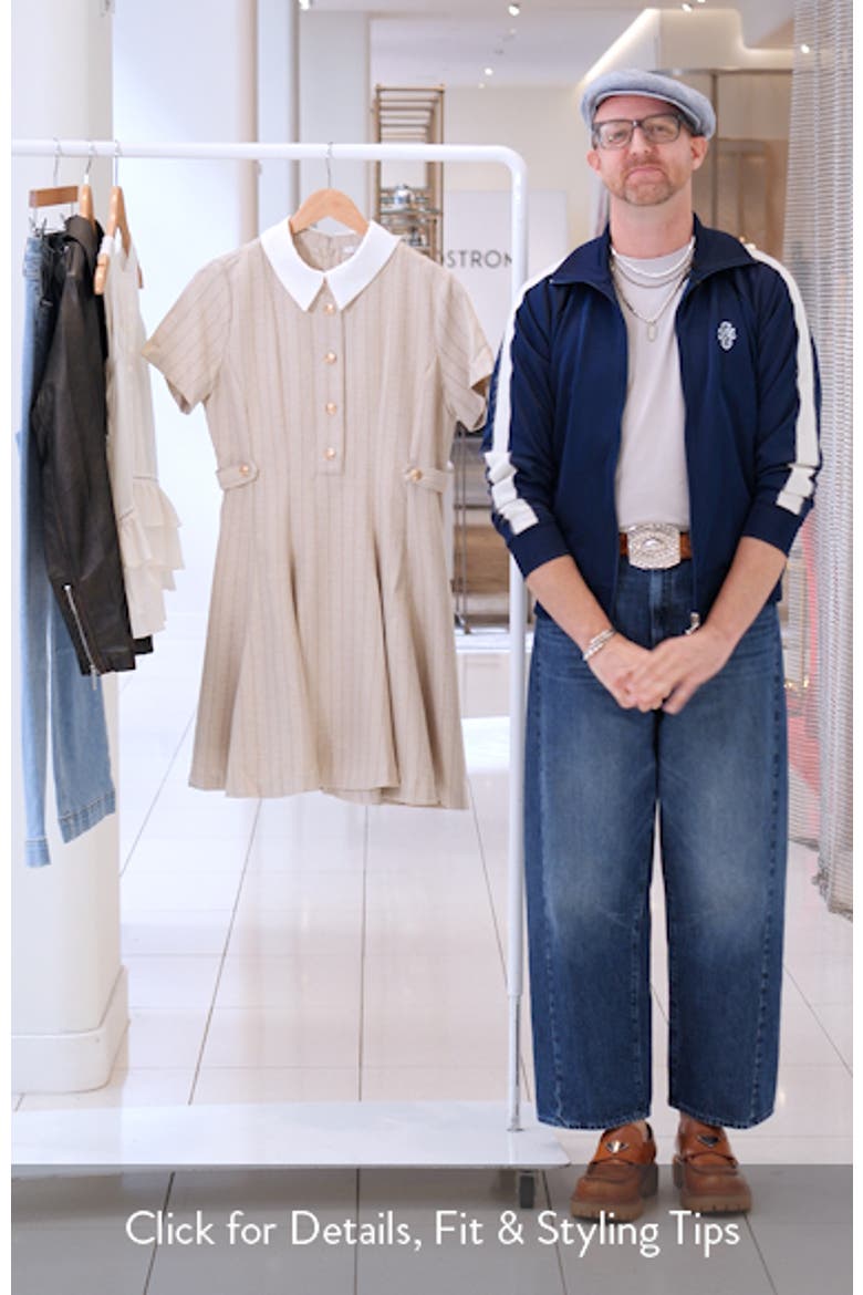 Short Sleeve Fit & Flare Shirtdress video