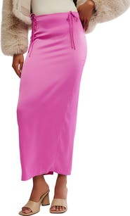 Free People Rosetto Column Maxi Skirt