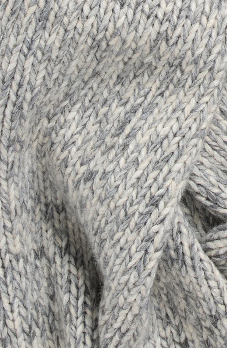 Vince Chunky Marl Scarf, Alternate, color, Grey