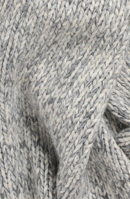 Vince Chunky Marl Scarf In Brown