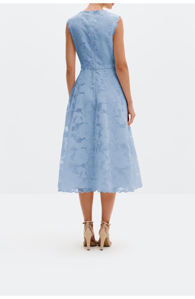 Malina Elin Round Neck Lace A-Line Dress, Alternate, color, Sky