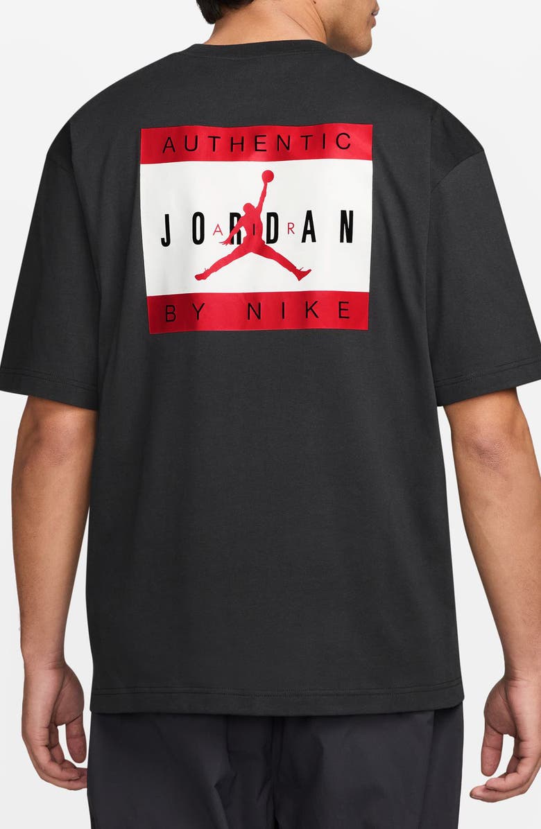 Jordan MJ Brand Authentic Graphic T-Shirt, Alternate, color, Black/ University Red