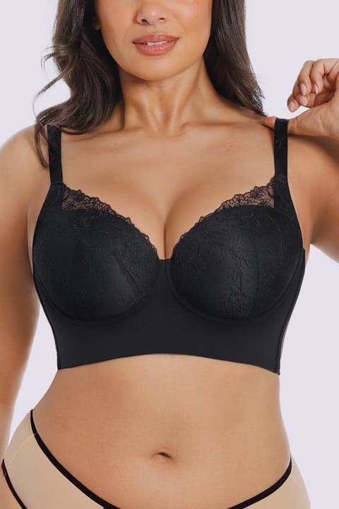 Back Smoothing Lace Underwire Bra
