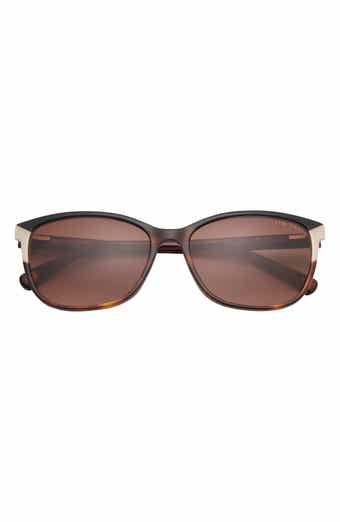 Ted Baker London 56mm Rectangular Sunglasses