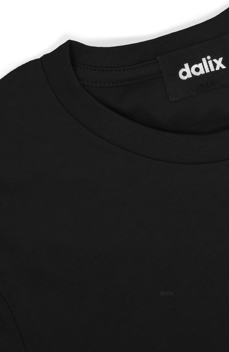 Dalix Womens Lil Peach Jersey Tee, Alternate, color, Black
