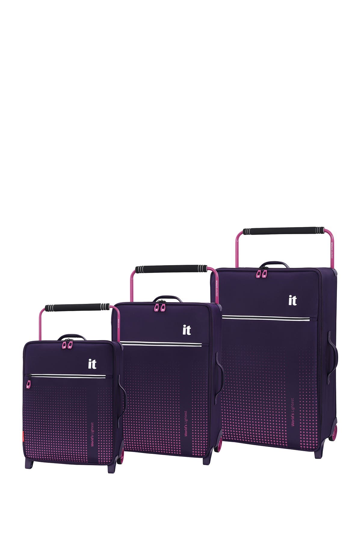 IT LUGGAGE World's Lightest Vitalize 2 Wheel 3-Piece Luggage Set, Main, color, 