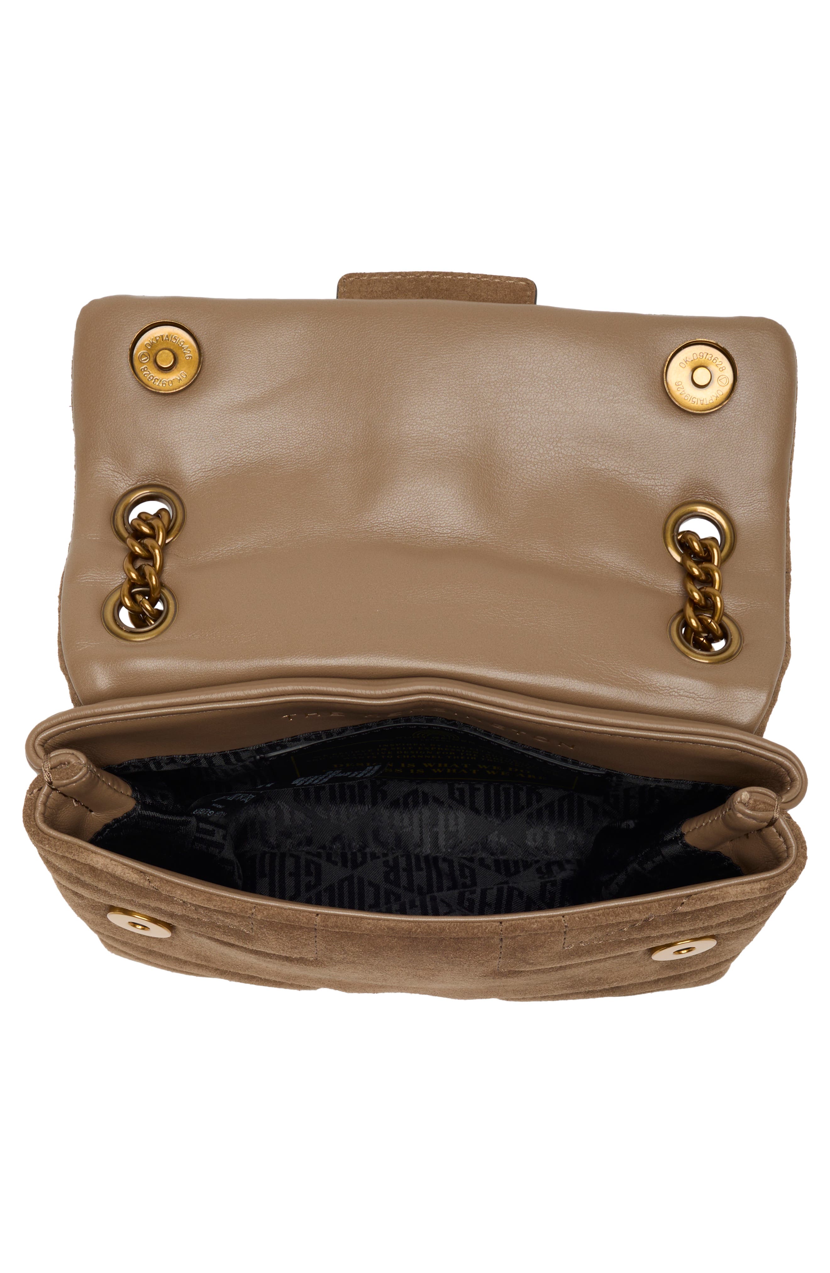 Kurt Geiger London Mini Kensington Convertible Leather Crossbody Bag, Alternate, color, Light Beige