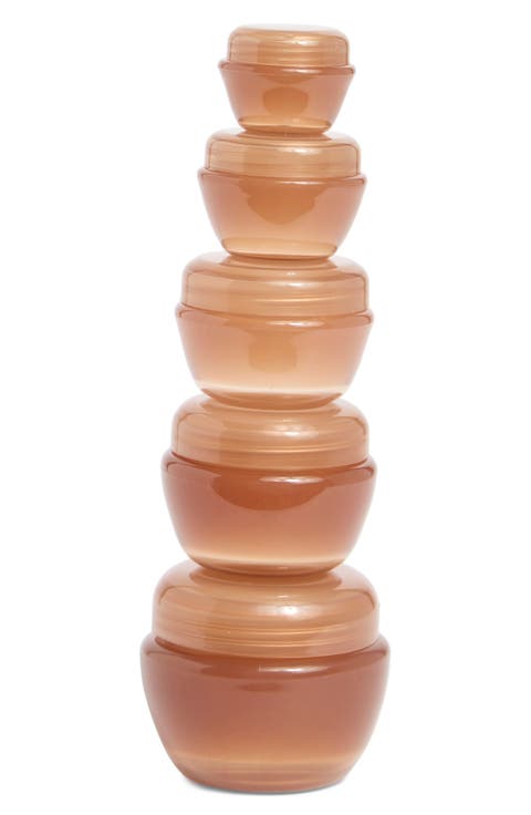 5-Piece Pyramid Travel Jar Set
