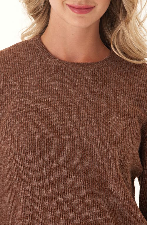 Threads 4 Thought Avalee Rib Sweater In Brown