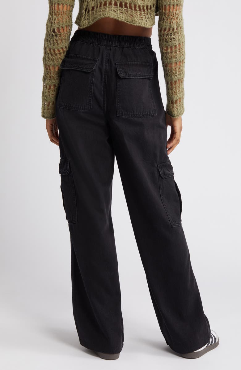 BP. Elastic Waist Wide Leg Carpenter Jeans, Alternate, color,