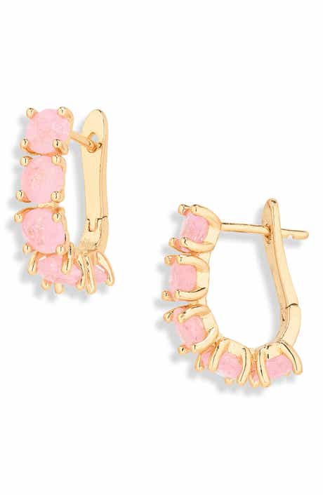 Cara Cubic Zirconia Hoop Earrings