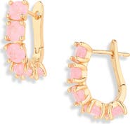 Cara Cubic Zirconia Hoop Earrings