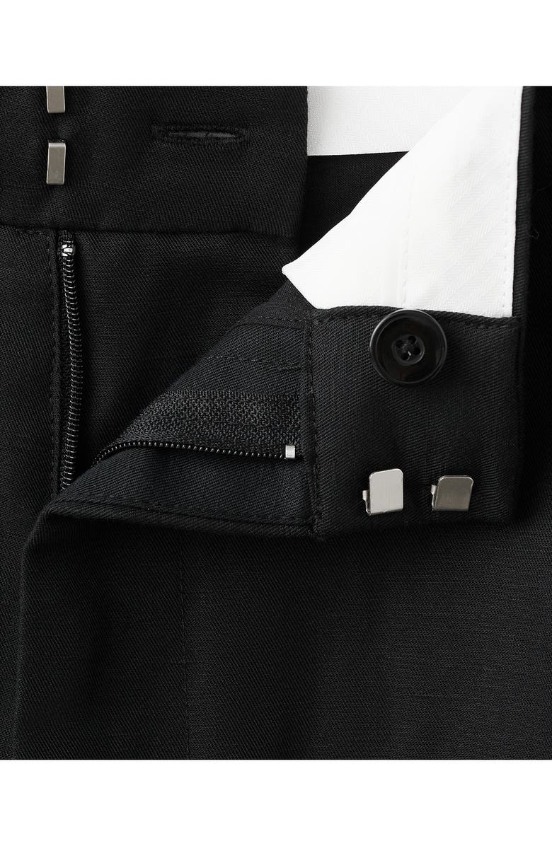 MANGO Barrel Cotton & Linen Pants, Alternate, color, 