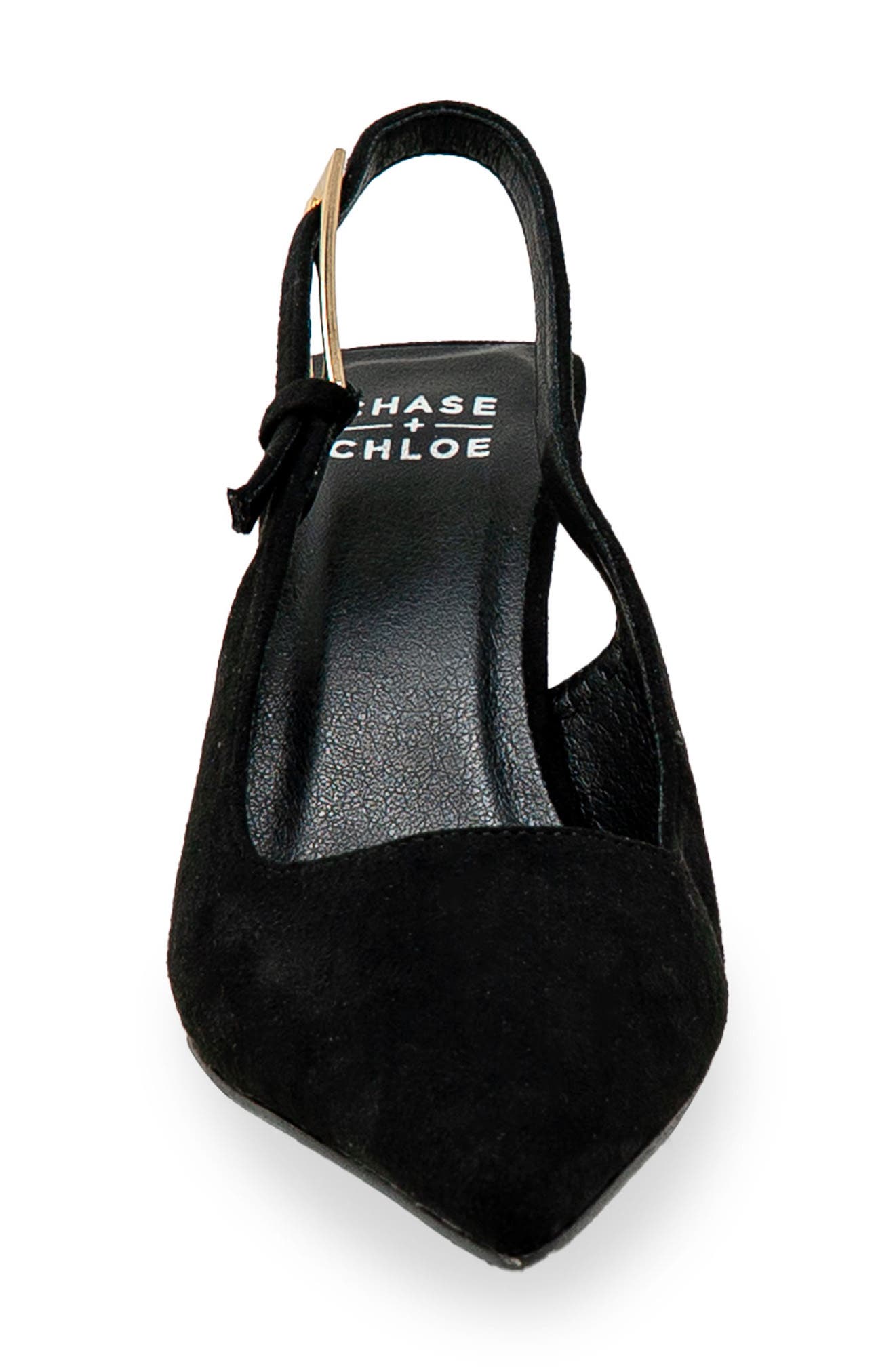 CHASE AND CHLOE Slingback Pump, Alternate, color, Black