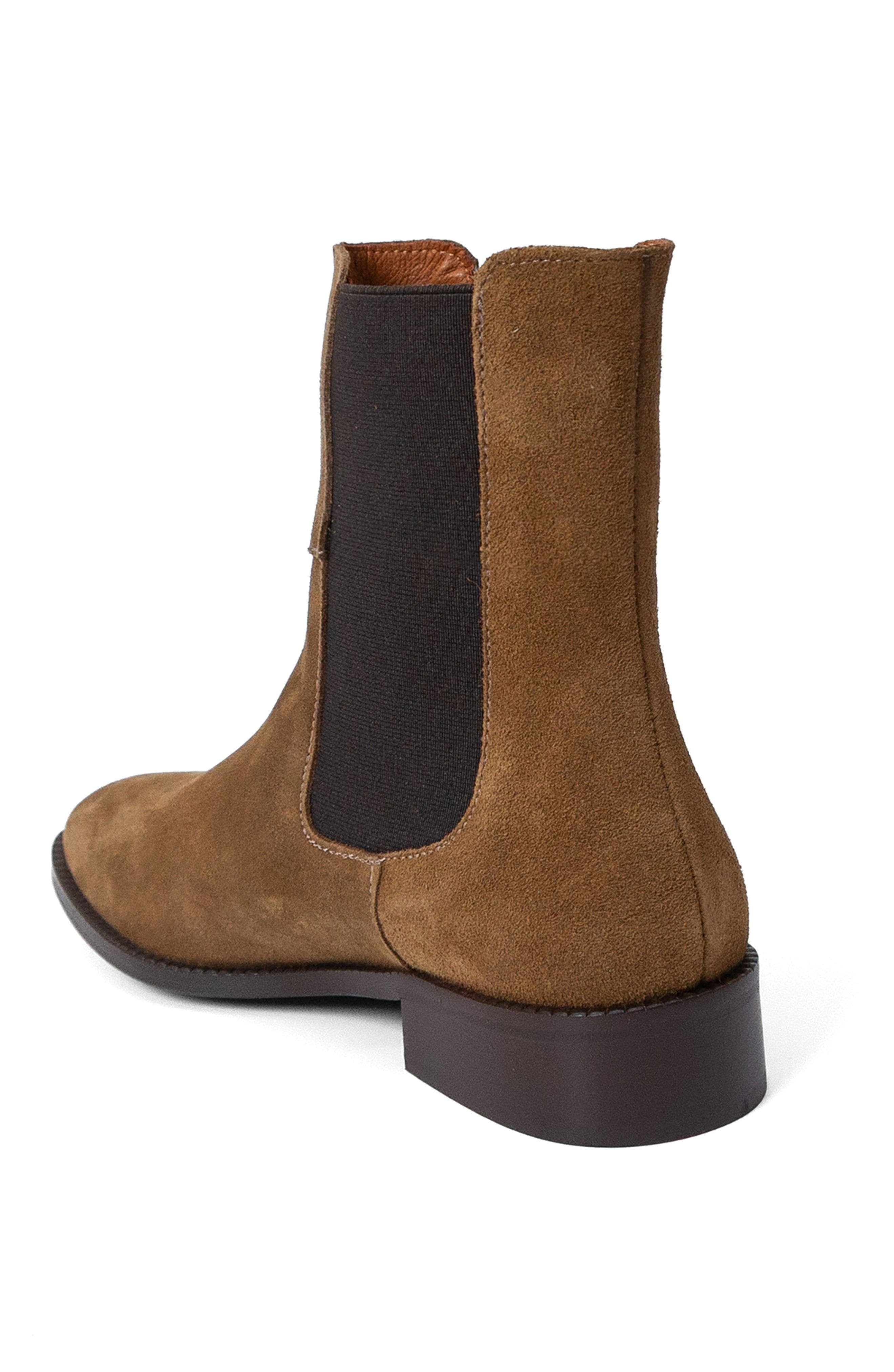 Balmoral Leather Chelsea Boot, Alternate, color, Chestnut