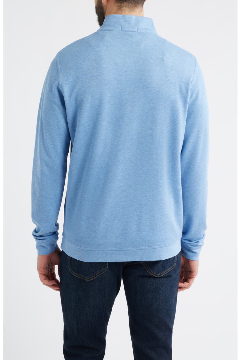Comfort Interlock Quarter Zip Pullover, Alternate, color, BLUEBIRD