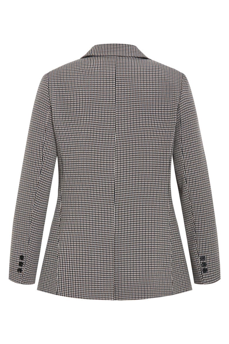 Tiana Plaid Double Breasted Blazer, Alternate, color, PLAID