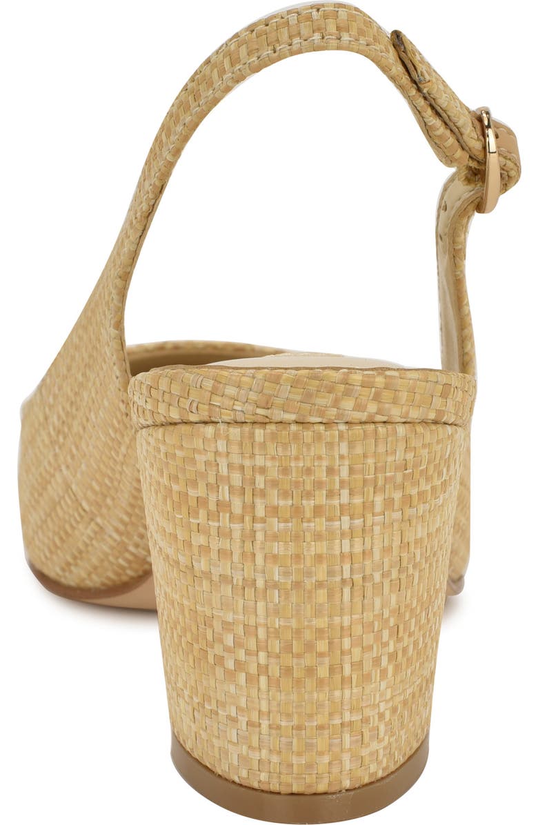 Nine West Kamsee Slingback Pointed Toe Pump, Alternate, color,