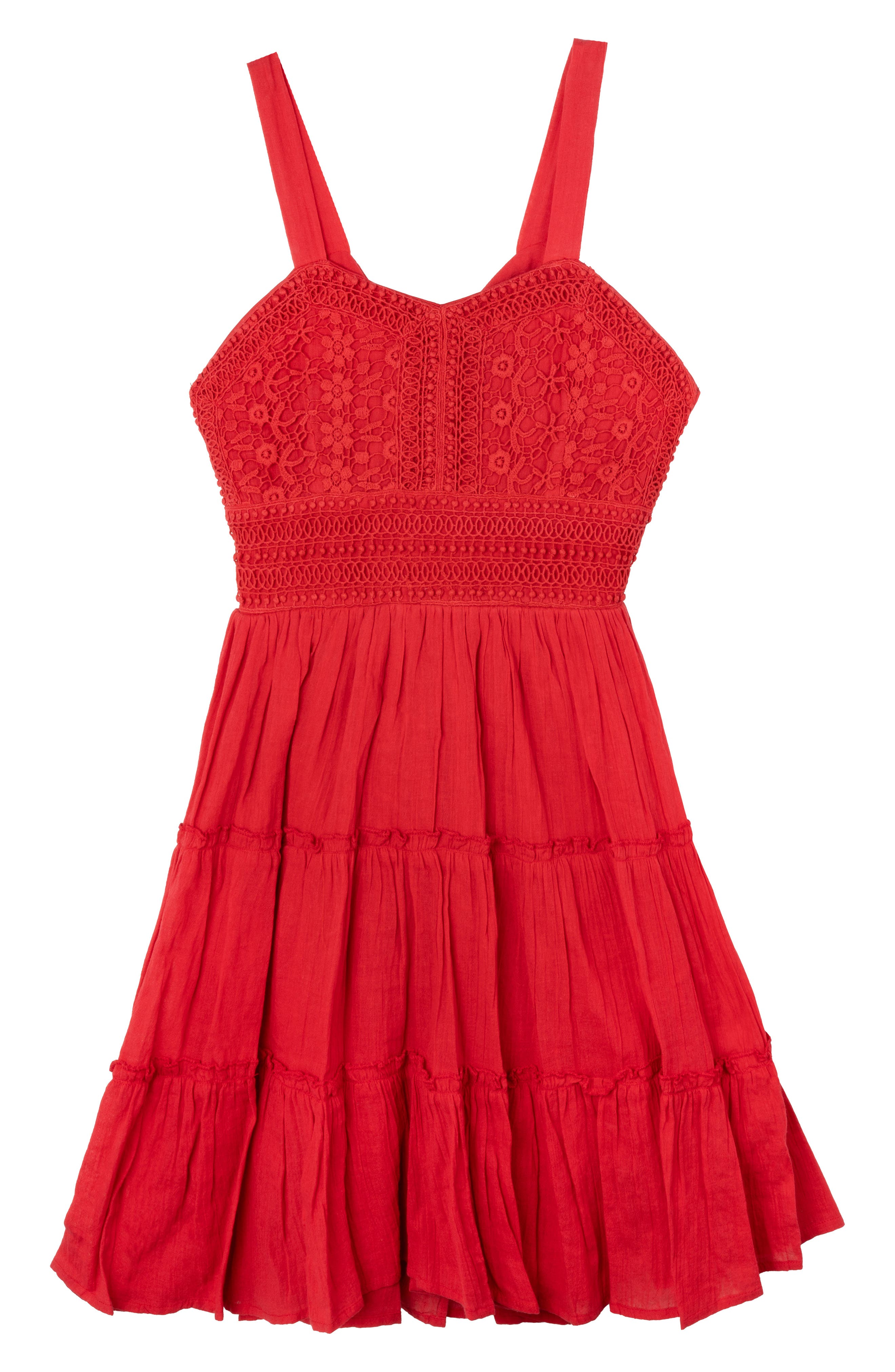 Rare Editions Kids' Floral Lace Dress
