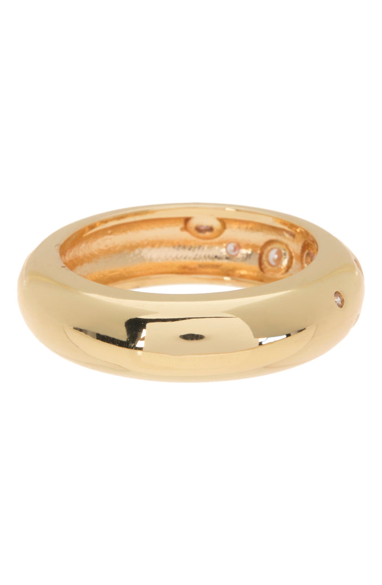NORDSTROM RACK CZ Inlay Wide Band Ring (Women) | Nordstromrack