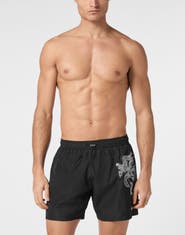 PHILIPP PLEIN Beachwear Short Trousers Dragon Men