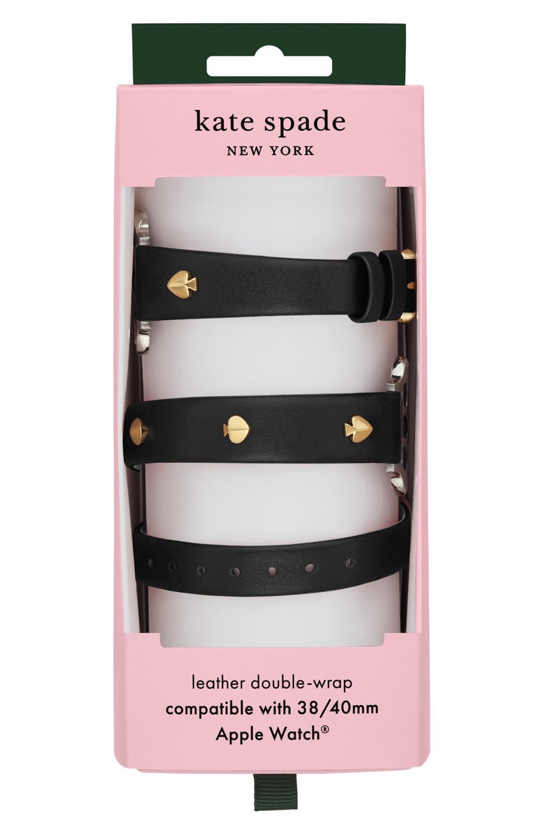 Kate Spade New York leather Apple Watch® double wrap band | Nordstrom