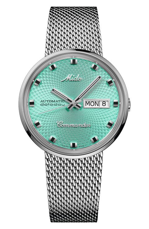 Commander 1959 Automatic Mesh Strap Watch, 37mm