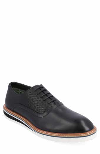 VANCE CO Weber Plain Toe Vegan Leather Oxford