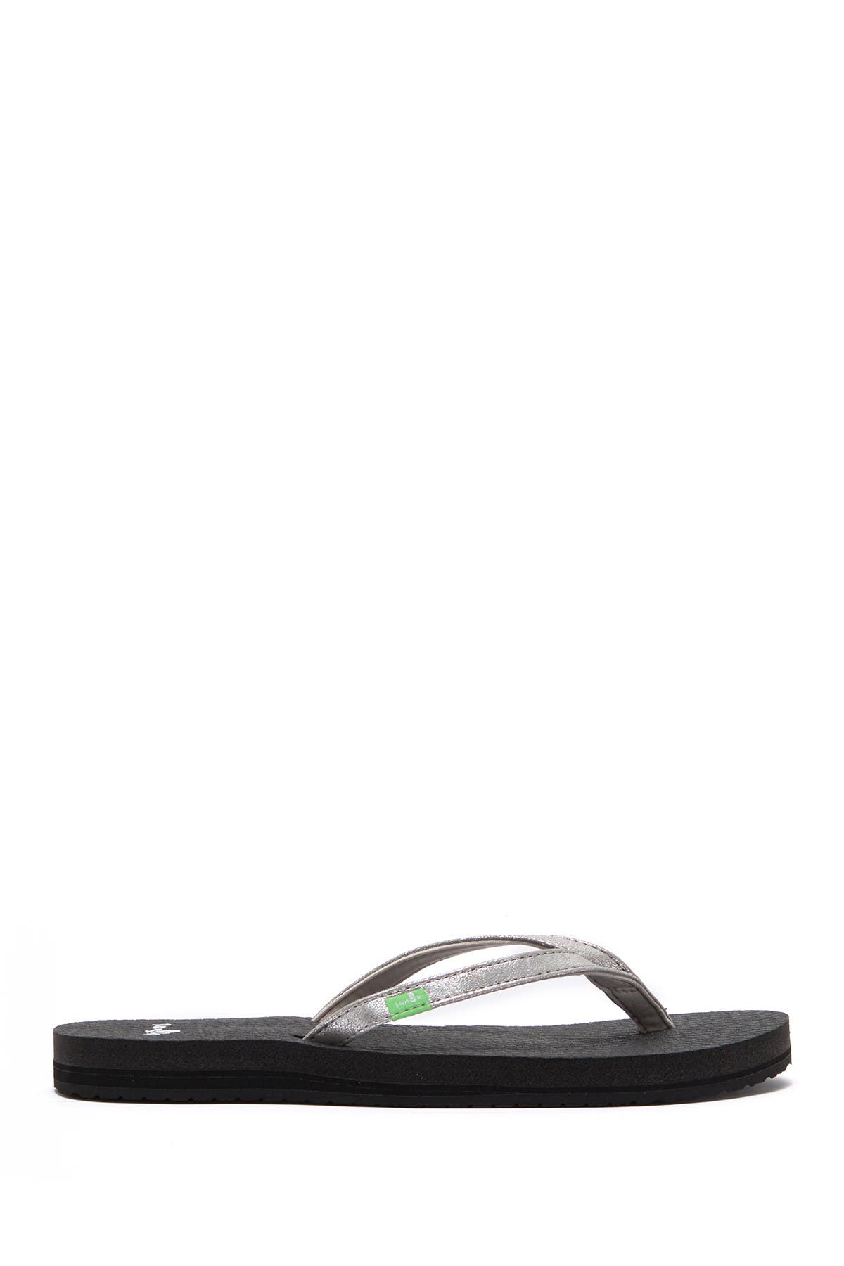Sanuk Yoga Spree 4 Flip Flop Sandal, Alternate, color, Silver