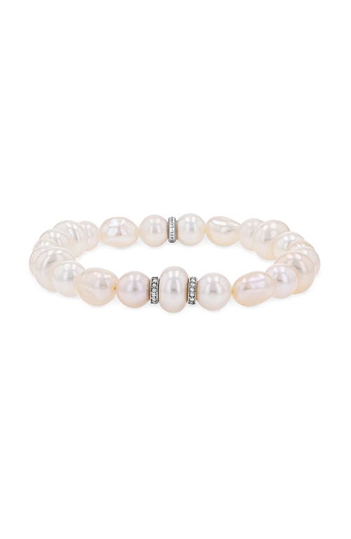 Sheryl Lowe Mixed Shape Pearl Bracelet