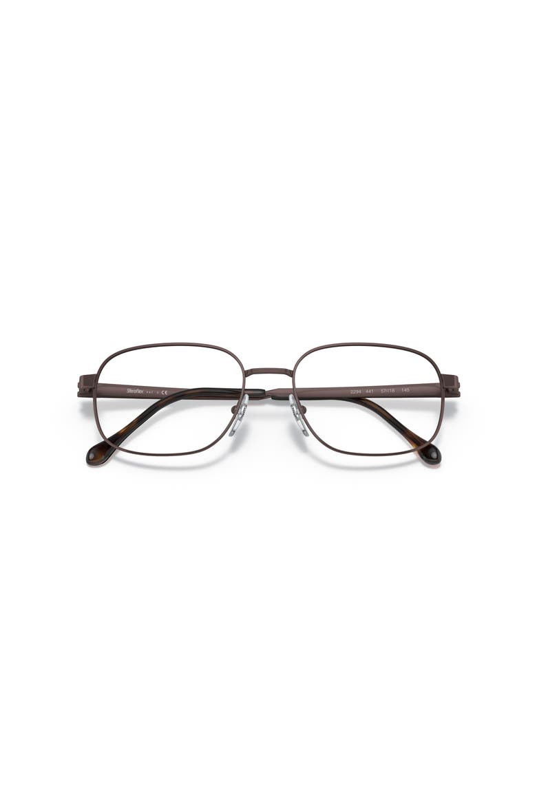 57mm Rectangle optical glasses, Alternate, color, Black