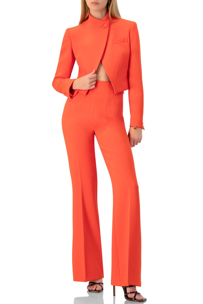 Flared Pants with Pockets, Alternate, color, Orange